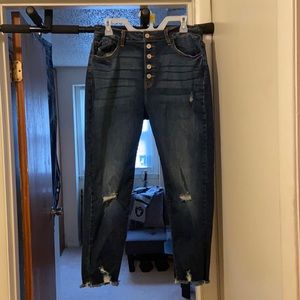 Distressed Kancan Jeans